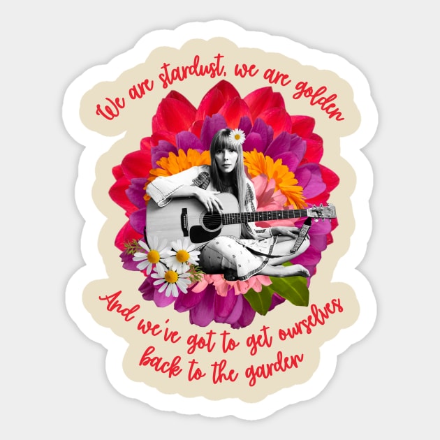 Joni Mitchell Sticker by Dream Station